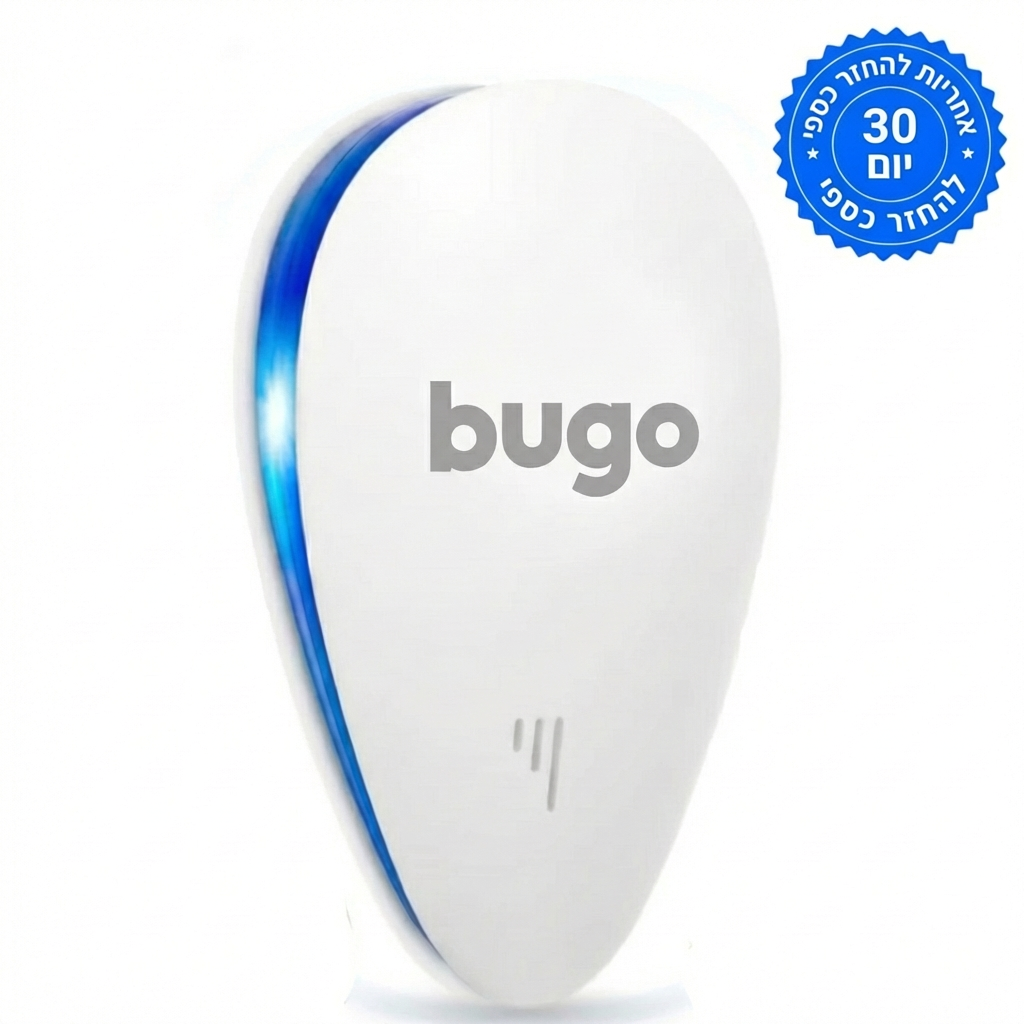 ™Bugo - דוחה חרקים ומזיקים, ללא כימיקלים