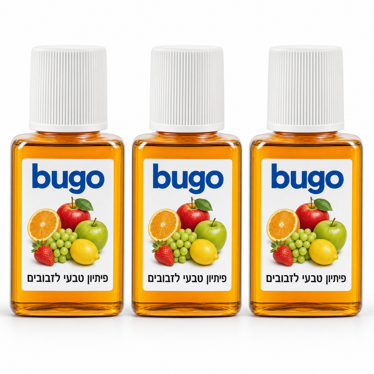 שלושה בקבוקוני פיתיון טבעי Bugo